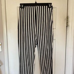 Bellbottom Stretchy Striped Pants